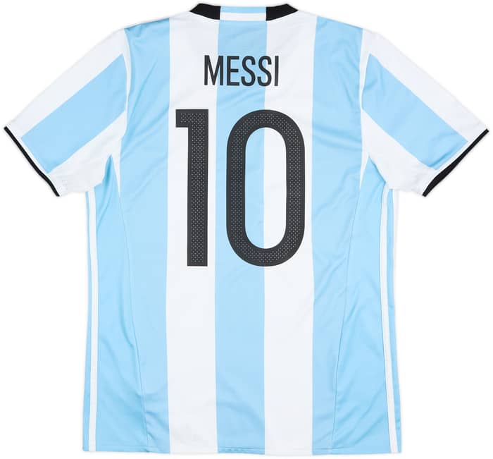 2016-17 Argentina Home Shirt Messi #10 - 6/10 - (M)