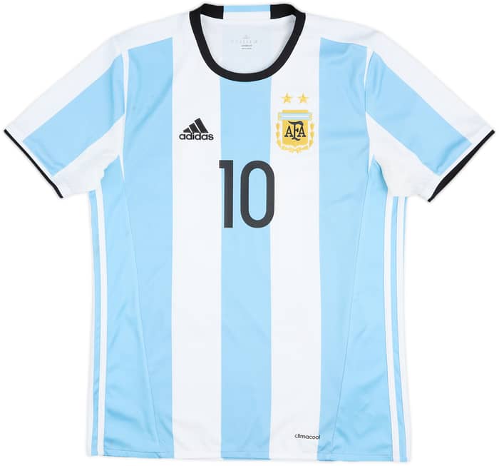 2016-17 Argentina Home Shirt Messi #10 - 6/10 - (M)