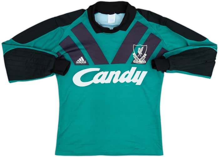 1991-92 Liverpool GK Shirt - 5/10 - (S)
