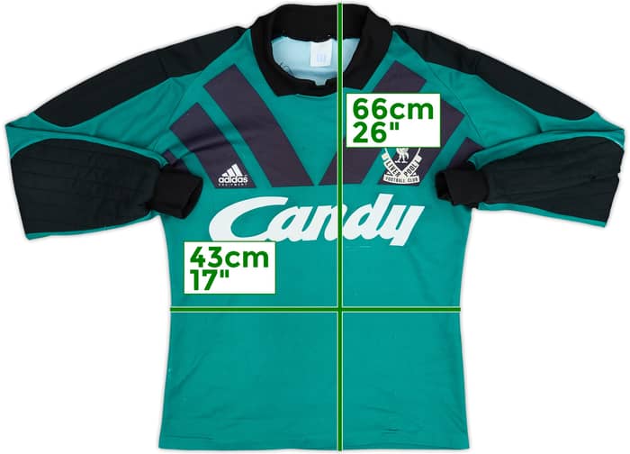 1991-92 Liverpool GK Shirt - 5/10 - (S)