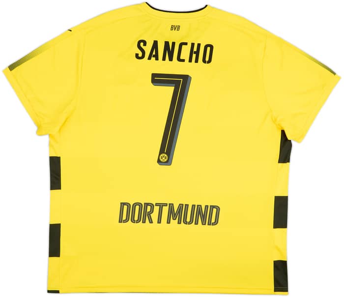2017-18 Borussia Dortmund Home Shirt Sancho #7 - 10/10 - (3XL)