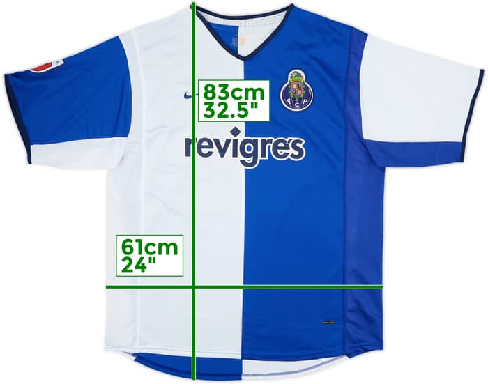 2001-02 Porto Home Shirt - 6/10 - (XL)