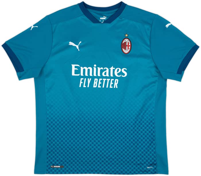 2020-21 AC Milan Third Shirt Ibrahimovic #11 - 9/10 - (XL)