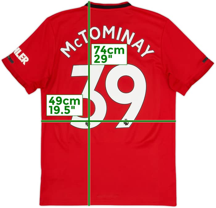 2019-20 Manchester United Home Shirt McTominay #39 - 6/10 - (M)