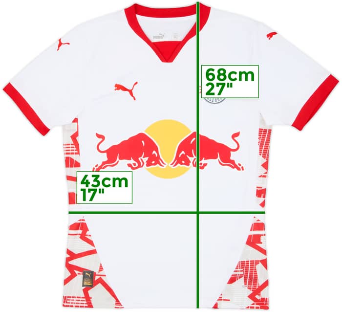 2024-25 RB Salzburg Home Shirt - 8/10 - (S)