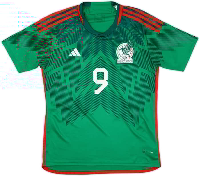 2022 Mexico Home Shirt Raul #9 - 6/10 - (S)