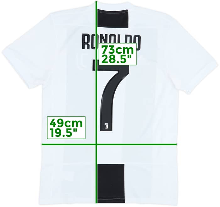 2018-19 Juventus Home Shirt Ronaldo #7 - 8/10 - (S)