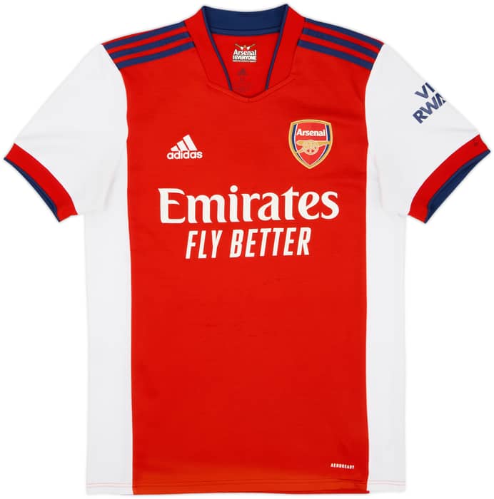 2021-22 Arsenal Home Shirt Saka #7 - 6/10 - (M)