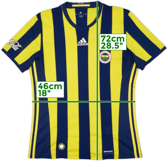 2016-17 Fenerbahce Home Shirt - 7/10 - (M)