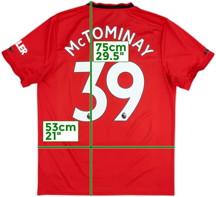 2019-20 Manchester United Home Shirt McTominay #39 - 6/10 - (L)