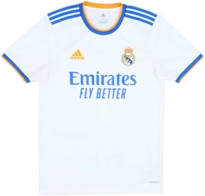 2021-22 Real Madrid Home Shirt Hazard #7 - 9/10 - (S)