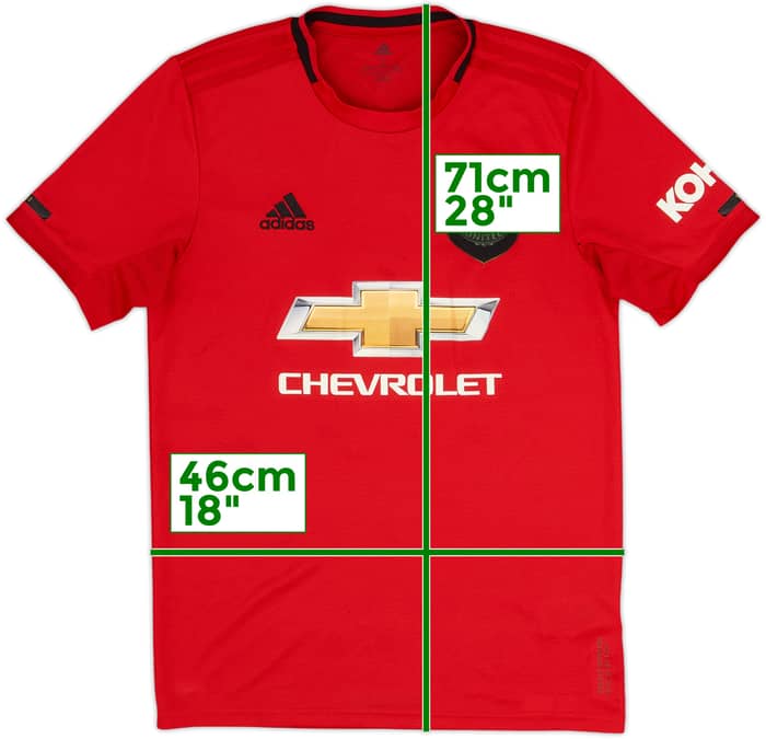 2019-20 Manchester United Home Shirt - 5/10 - (S)