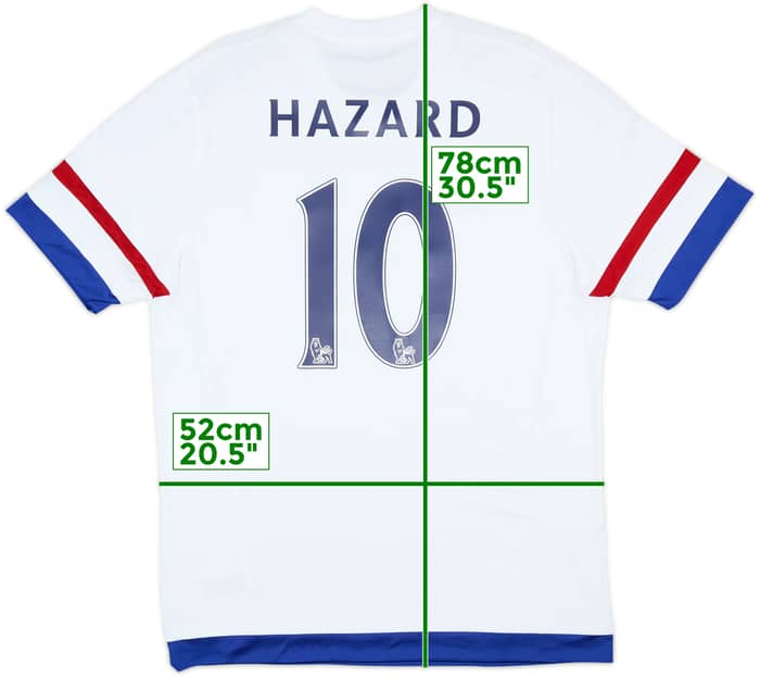 2015-16 Chelsea Away Shirt Hazard #10 - 8/10 - (L)