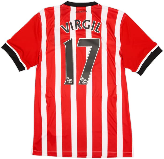 2016-17 Southampton Home Shirt Virgil #17 - 7/10 - (M)