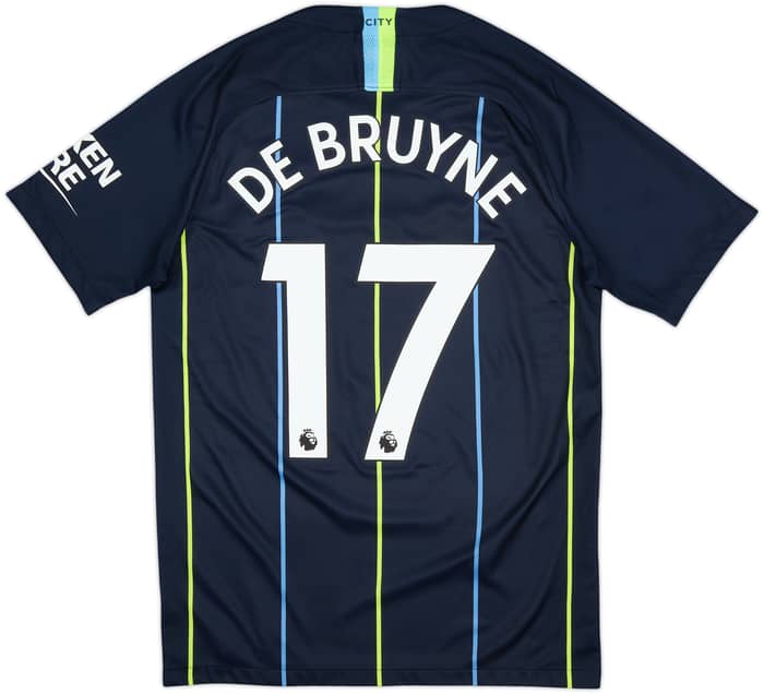 2018-19 Manchester City Away Shirt De Bruyne #17 - 8/10 - (S)