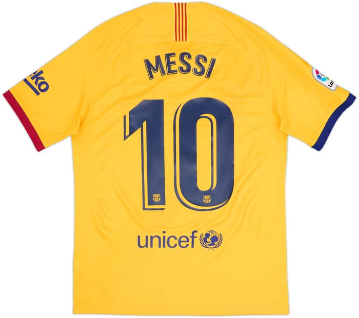 2019-20 Barcelona Away Shirt Messi #10 - 9/10 - (M)