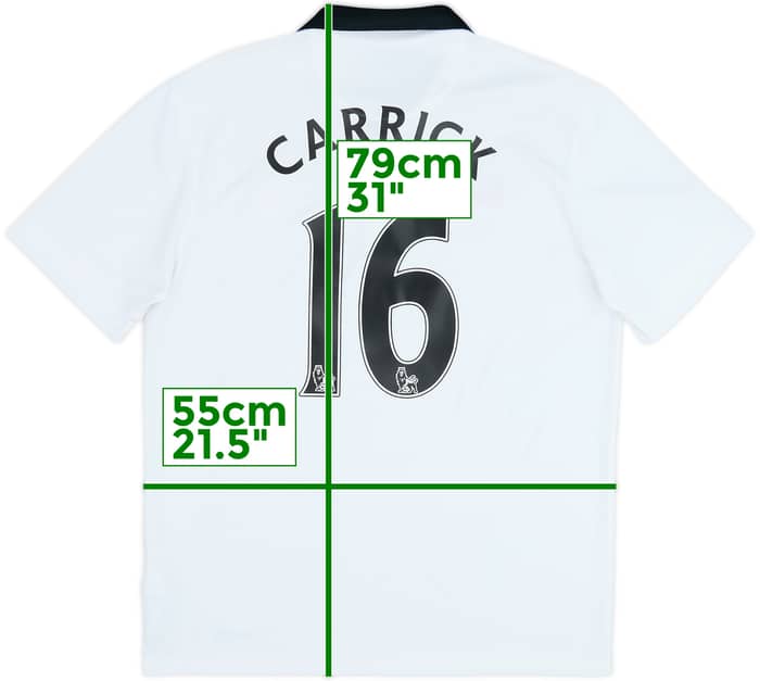 2014-15 Manchester United Away Shirt Carrick #16 - 6/10 - (L)