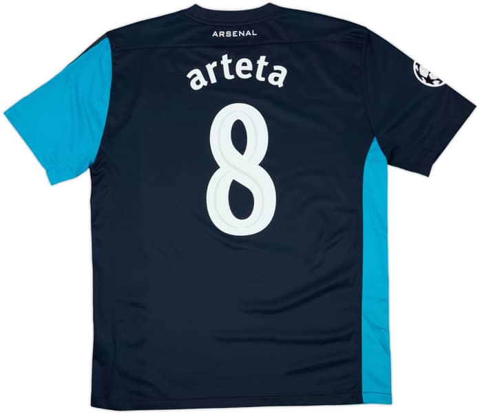 2011-12 Arsenal Away Shirt Arteta #8 - 8/10 - (L)