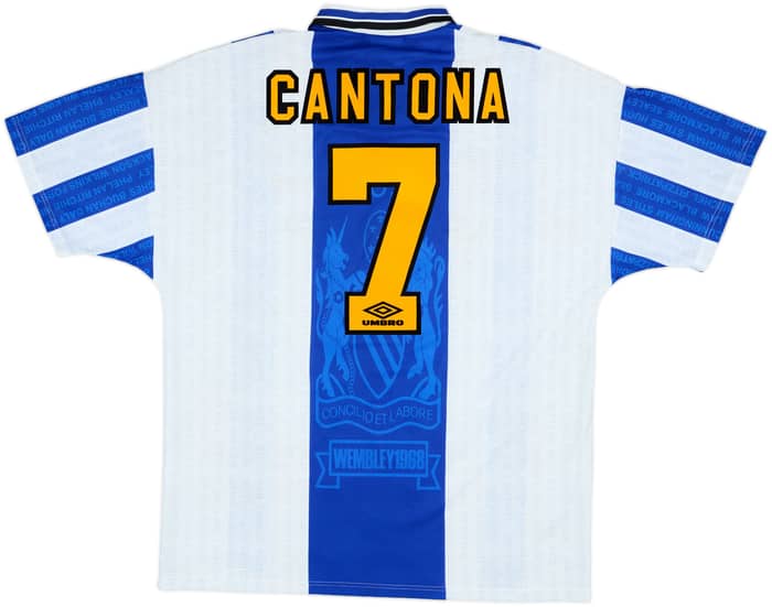 1994-96 Manchester United Third Shirt Cantona #7 - 8/10 - (XL)
