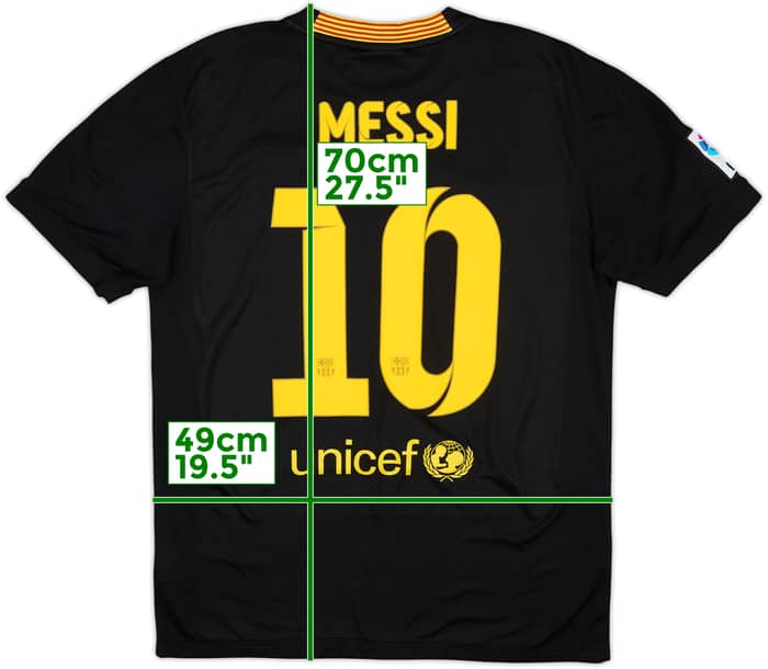 2013-14 Barcelona Third Shirt Messi #10 - 8/10 - (M)