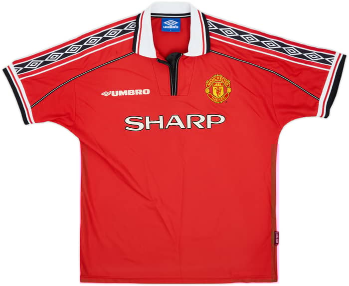 1998-00 Manchester United Home Shirt - 5/10 - (L)