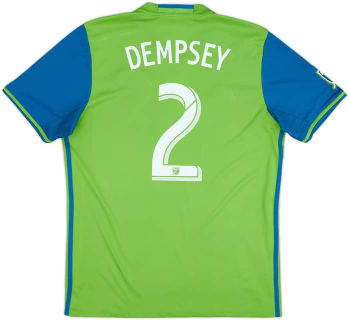2016 Seattle Sounders Home Shirt Dempsey #2 - 8/10 - (L)