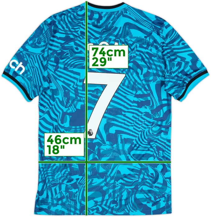 2022-23 Tottenham Third Shirt Son #7 - 9/10 - (S)