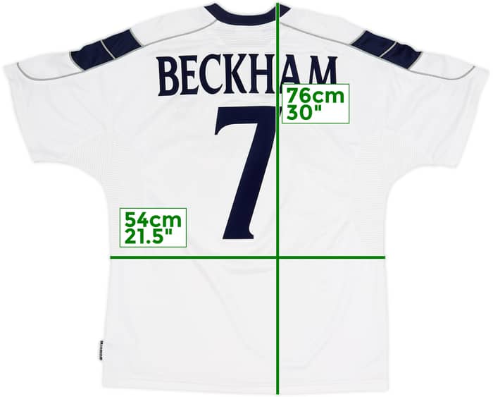 1999-00 Manchester United Third Shirt Beckham #7 - 7/10 - (L)