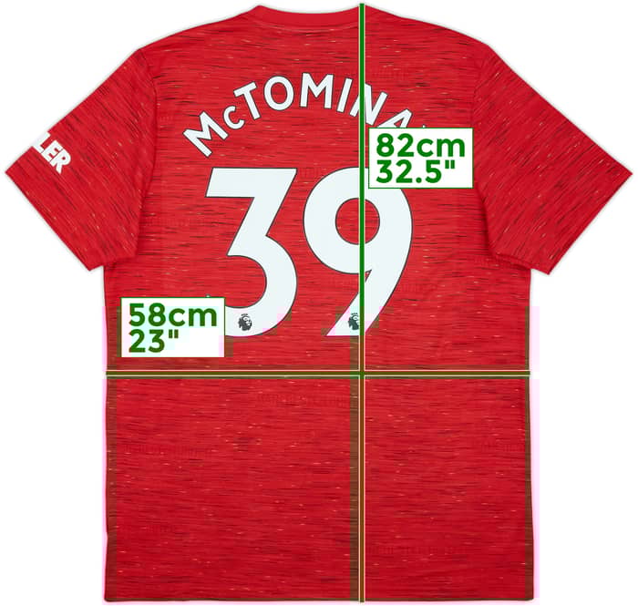 2020-21 Manchester United Home Shirt McTominay #39 - 7/10 - (XL)