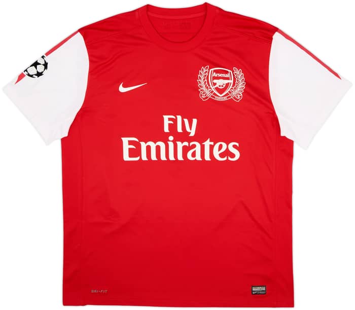 2011-12 Arsenal Home Shirt Arteta #8 - 8/10 - (XL)