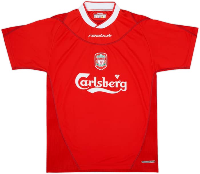 2002-04 Liverpool Home Shirt Gerrard #8 - 7/10 - (S)