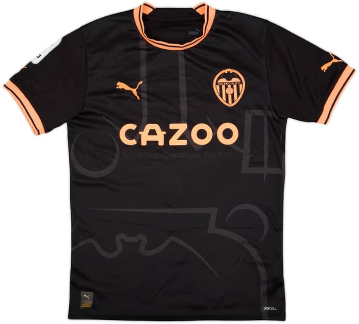 2022-23 Valencia Away Shirt - 8/10 - (S)