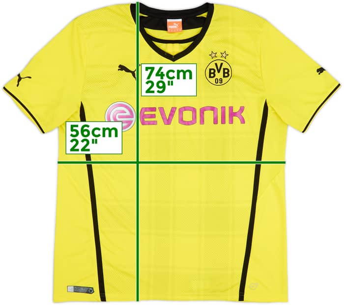 2013-14 Borussia Dortmund Home Shirt - 6/10 - (XL)