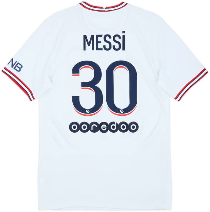 2021-22 Paris Saint-Germain Fourth Shirt Messi #30 - 8/10 - (S)