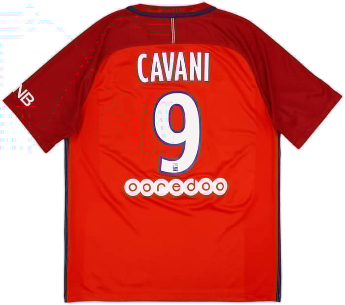 2016-17 Paris Saint-Germain Away Shirt Cavani #9 - 6/10 - (L)
