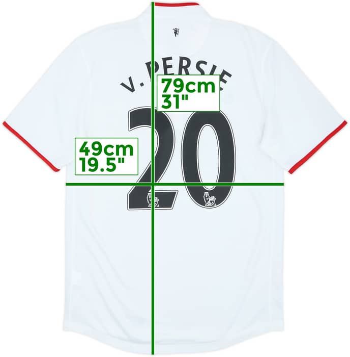 2012-14 Manchester United Away Shirt v.Persie #20 - 9/10 - (S)