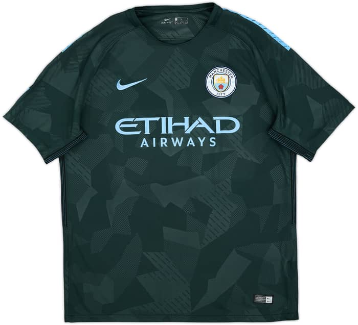 2017-18 Manchester City Third Shirt Kun Aguero #10 - 9/10 - (L)