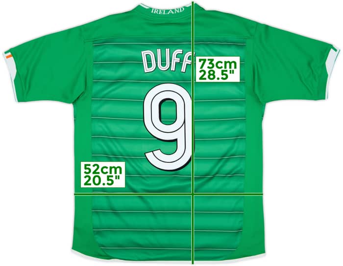 2003-04 Ireland Home Shirt Duff #9 - 8/10 - (M)