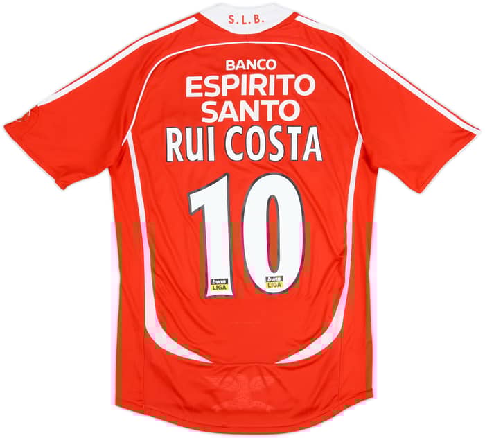 2006-07 Benfica Home Shirt Rui Costa #10 - 7/10 - (S)