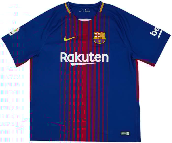 2017-18 Barcelona Home Shirt Coutinho #14 - 6/10 - (XL)