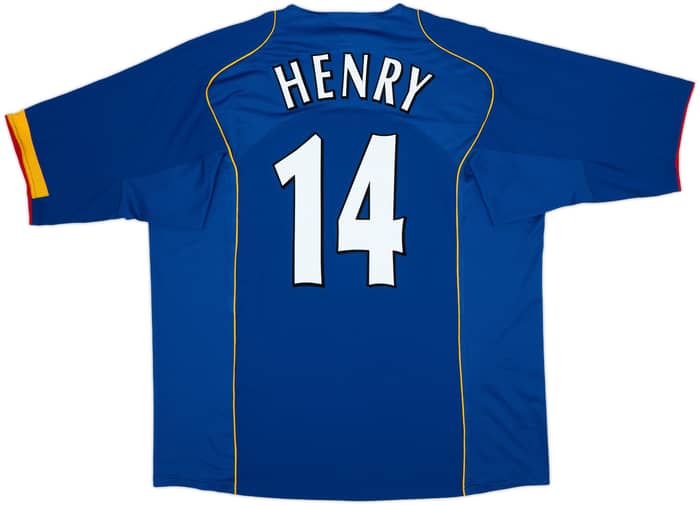 2004-06 Arsenal Away Shirt Henry #14 - 9/10 - (XXL)