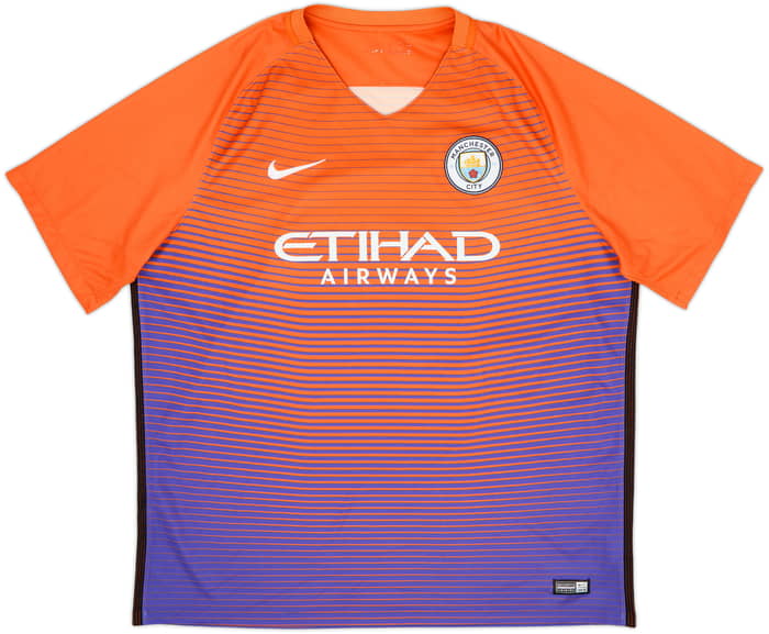 2016-17 Manchester City Third Shirt Silva #21 - 8/10 - (XXL)