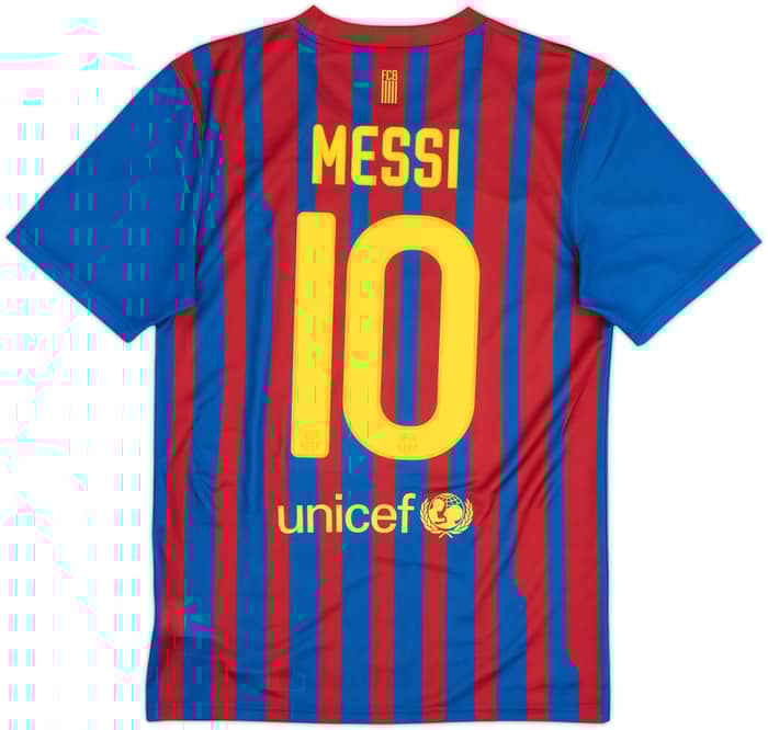 2011-12 Barcelona Basic Home Shirt Messi #10 - 10/10 - (S)