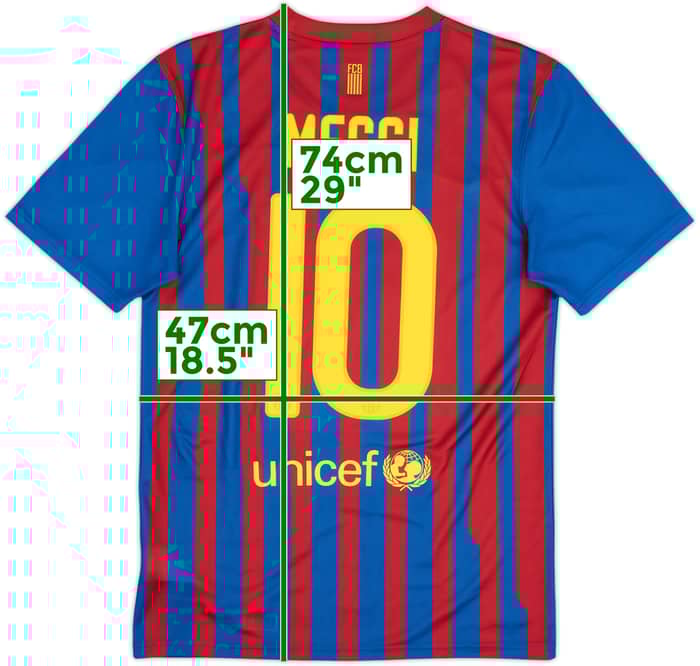 2011-12 Barcelona Basic Home Shirt Messi #10 - 10/10 - (S)