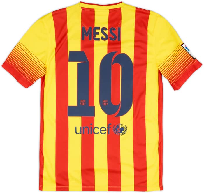 2013-15 Barcelona Away Shirt Messi #10 - 9/10 - (S)