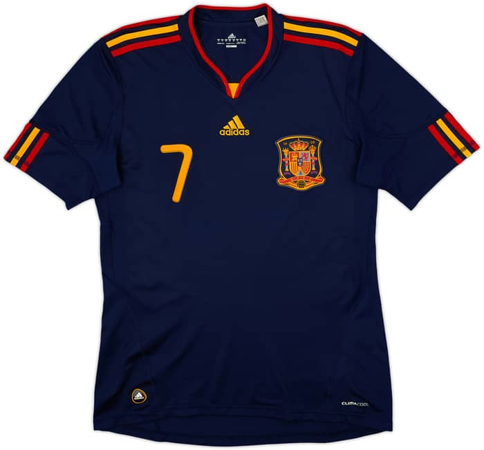 2010-11 Spain Away Shirt David Villa #7 - 10/10 - (M)