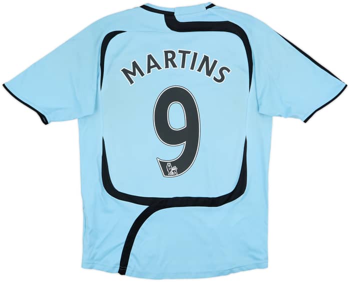 2007-08 Newcastle Away Shirt Martins #9 - 7/10 - (L.Boys)