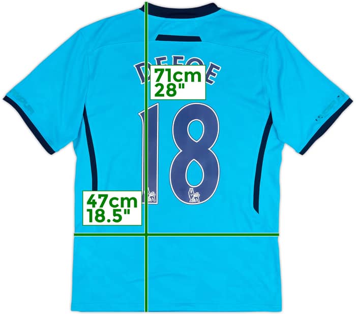 2013-14 Tottenham Away Shirt Defoe #18 - 6/10 - (S)