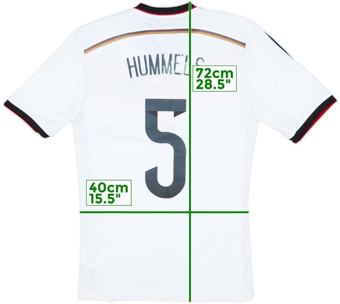 2014-15 Germany Home Shirt Hummels #5 - 5/10 - (S)