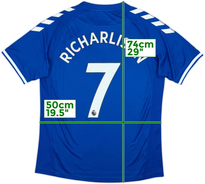 2020-21 Everton Home Shirt Richarlison #7 - 9/10 - (L)